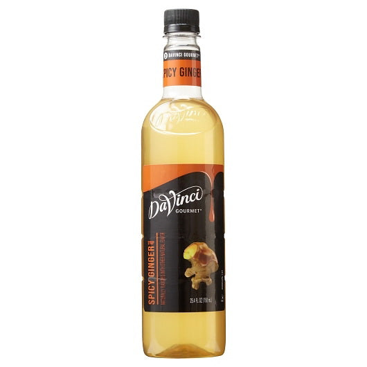 Kerry Food And Beverage Davinci Gourmet Spicy Ginger Syrup Ml 750 Ml - 4 Per Case