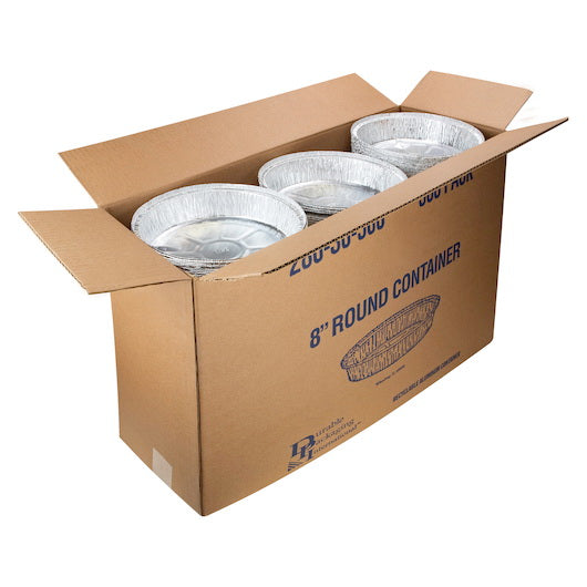 Durable Packaging 8 Inch Round Pans 1 - 500- Each - 500 Per Case