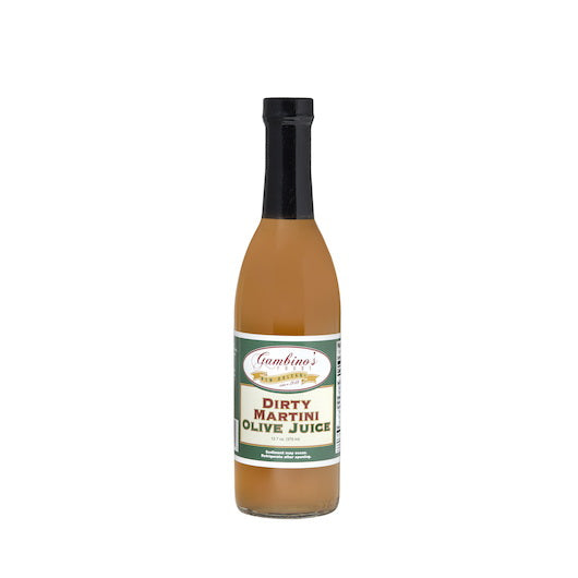 Gambinos Dirty Martini Olive Juice 25.4 Ounce Size - 6 Per Case