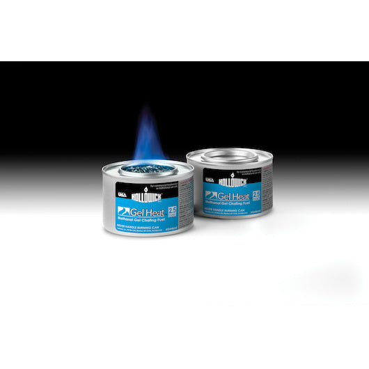 Hollowick Inc. Blue Gel Heat 2 Hour Methanol 1 - 72 Each - 1 Per Case