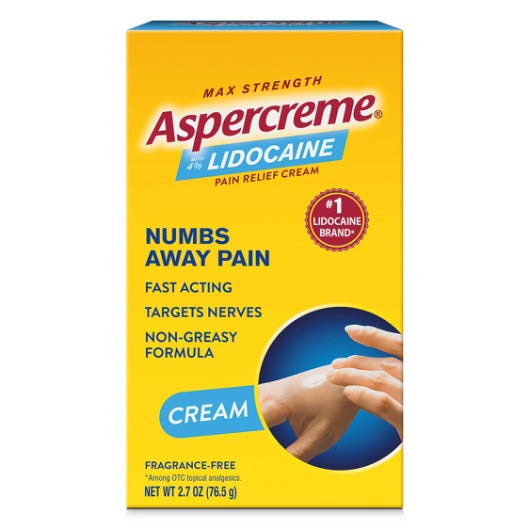 Chattem Inc Aspercreme with Lidocaine Max Strength 3 - 4 - 2.7 Ounce