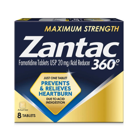 Chattem Inc Zantac 360 20 Mg Blister 8 - 3 - 8 Cnt - 8 Count - 24 Per Case