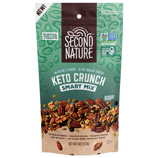 Kar's Nuts Second Nature Keto Smart Mix 4 Ounce Size - 6 Per Case