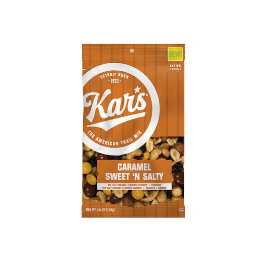 Kar's Nuts Second Nature Sweet & Salty Caramel 5.5 Ounce Size - 12 Per Case