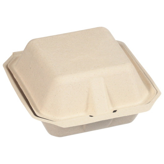 Tellus Products Tellus 6" X 6" Clamshell No Pfas Added 8 - 50 Each - 8 Per Case
