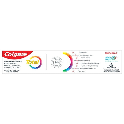 Colgate-palmolive Colgate Total Whitening Toothpaste 4 - 6 - 5.1 Ounce