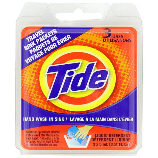Nehemiah Tide Travel Sink Packets 24 - 3 Cnt - 3 Count - 24 Per Case