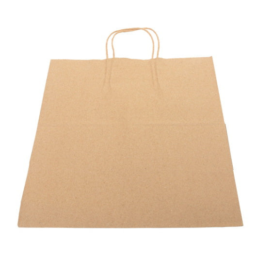 Amercare Royal Twisted Handle Kraft Paper Bag 13" X 7" X 13" 250 - 1 Per Case
