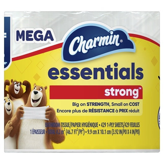 P&g Retail - Family Care/paper Charmin Essentials Strong Toilet Tissue Dry Unscented 36 - 1 Rl - 36 Per Case