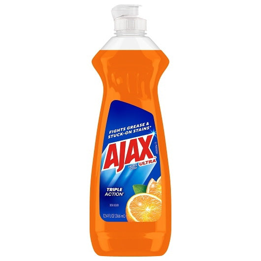 Colgate-palmolive Ajax Triple Action Hand Dish Orange 20 - 12.4 Fo - 12.4 Fluid Ounce - 20 Per Case