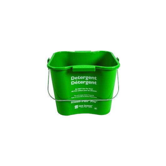 San Jamar Kleen-pail Pro 6 Quart - Green