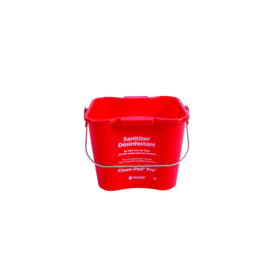 San Jamar Kleen-pail Pro 3 Quart - Red