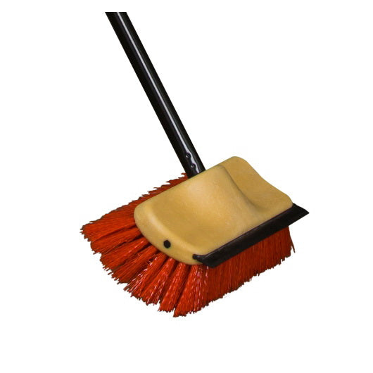 O-cedar Commercial Bi-level Floor Scrub Brush W/squeegee & Handle 1 - 1 Each - 1 Per Case