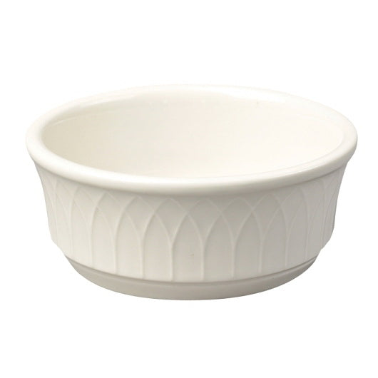 Homer Laughlin China Homer Laughlin Nappy Bowl 5 in X 2 in (12 Ounce) Gothic Blanc 1 - 2 Dozen
