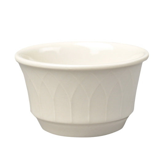 Homer Laughlin China Homer Laughlin Ramekin 3 1/8 in X 1 5/8 in (3 1/2 Ounce) Gothic Blanc 1 - 3 Dozen