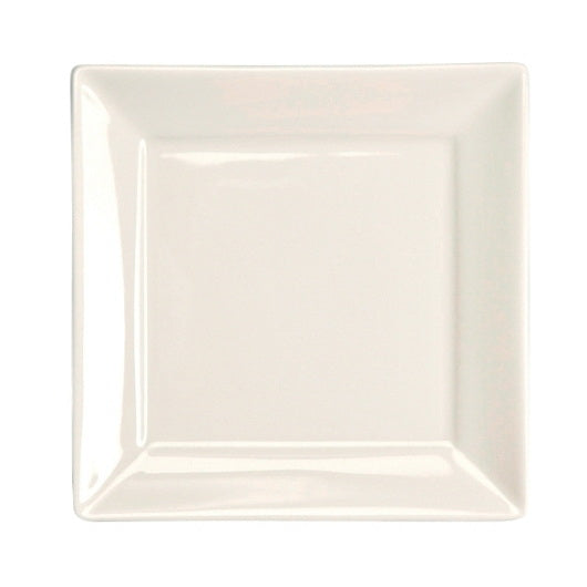 Homer Laughlin China Homer Laughlin Square Plate 10 in X 10 in Undecorated 1 - 1 Dozen - 1 Per Case