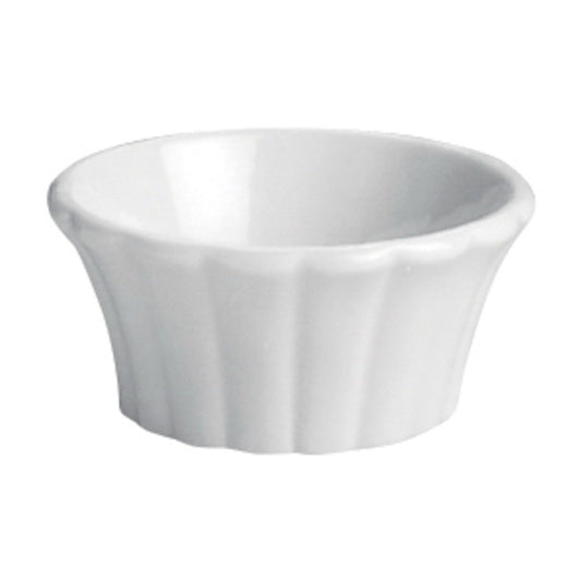Hall China Company Hall China Flared Ramekin 2 3/8 in X 1 1/4 in (1 Ounce) White 1 - 6 Dozen