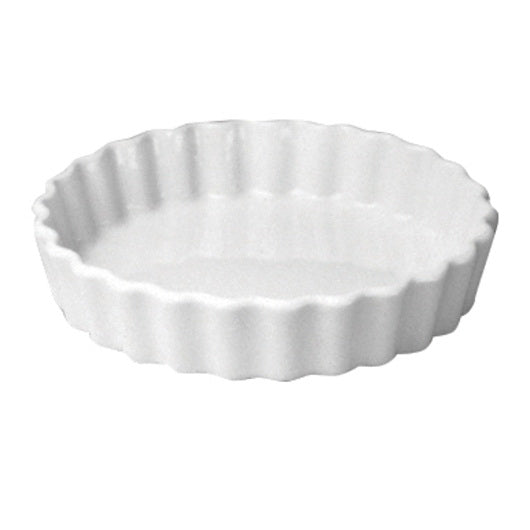 Hall China Company Hall China Round Souffle Creme Brulee Dish 41/2 in X 1 1/8 in ( 5 Ounce) Bright White 1 - 2 Dozen