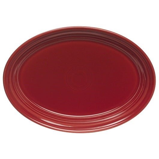 Fiesta Tableware Fiesta Oval Platter 9 5/8 in X 6 3/4 in Fiesta Scarlet 1 - 1 Dozen - 1 Per Case