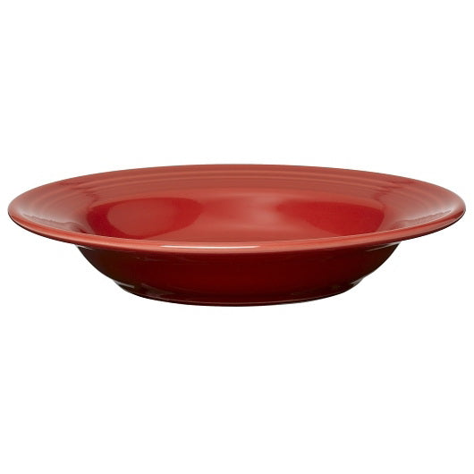 Fiesta Tableware Fiesta Rim Soup Bowl 9 in X 1 1/2 in (13 1/4 Ounce) Fiesta Scarlet 1 - 1 Dozen