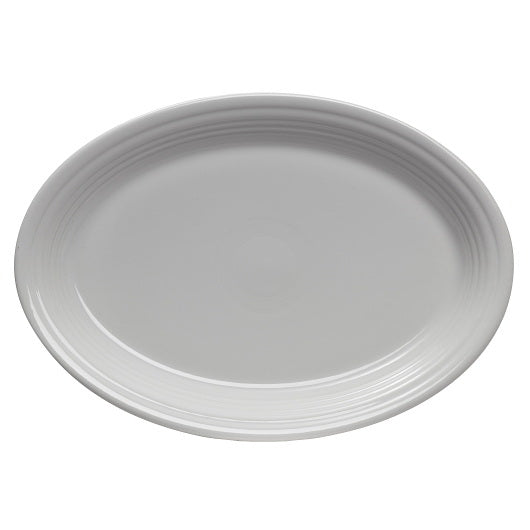 Fiesta Tableware Fiesta Oval Platter 13 5/8 in X 9 1/2 in Fiesta White 1 - 1 Dozen - 1 Per Case
