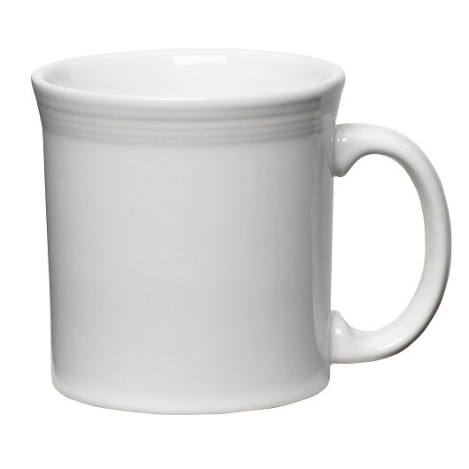 Fiesta Tableware Fiesta Java Mug 3 1/2 in X 3 1/2 in X 3 5/8 in (12 Ounce) Fiesta White 1 - 1 Dozen