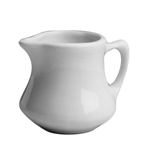 Hall China Company Hall China Handled Creamer 3 3/8 in X 2 1/8 in X 2 1/2 in (3 1/2 Ounce) White 1 - 2 Dozen