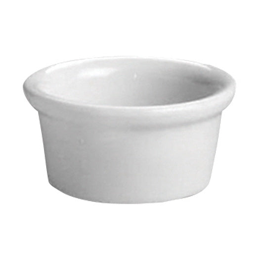 Hall China Company Hall China Round Ramekin 2 7/8 in X 1 3/8 In(2 1/2 Ounce) White 1 - 3 Dozen