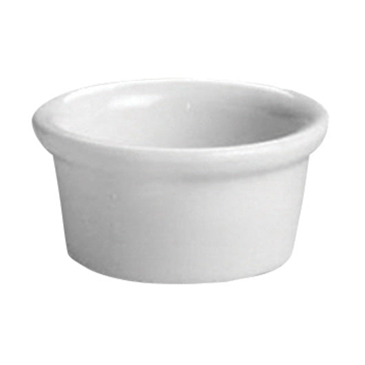 Hall China Company Hall China Round Ramekin 3 1/2 in X 1 3/4 In(3 1/2 Ounce) White 1 - 3 Dozen