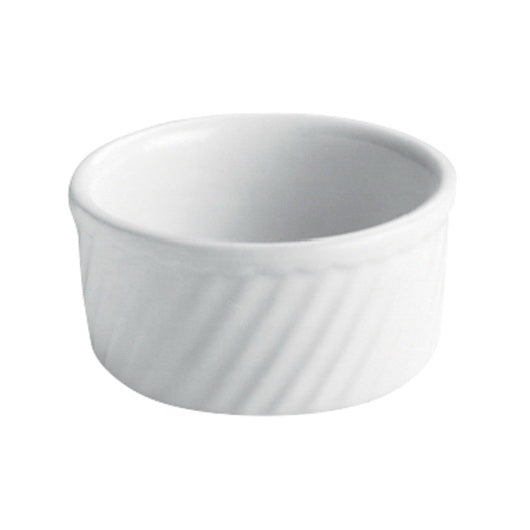 Hall China Company Hall China Souffle Dish 4 1/2 in X 2 1/8 in (12 Ounce) White 1 - 2 Dozen