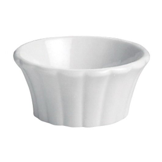 Hall China Company Hall China Flared Ramekin 2 1/4 in X 1 1/2 in (2 Ounce) White 1 - 3 Dozen