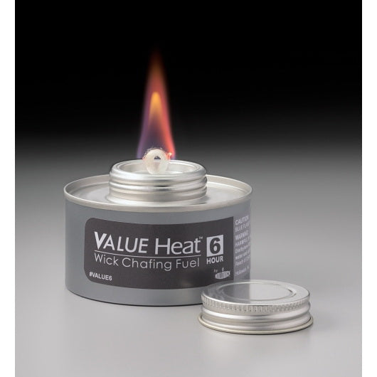 Hollowick Inc Value Heat 6 Hour Screw Top Liquid Wick Chafing Fuel 1 - 24 Cnt - 24 Count - 1 Per Case