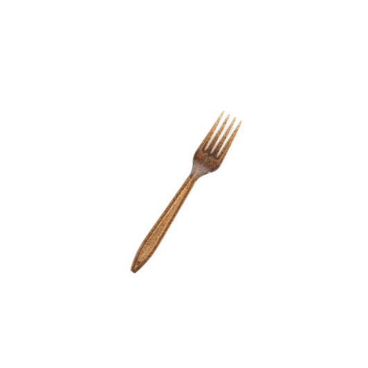 Sustainable Agave The Sustainable Agave Company 6.3" Agave Brown Fork - Bulk 1 - 1000 Pc - 1 Per Case