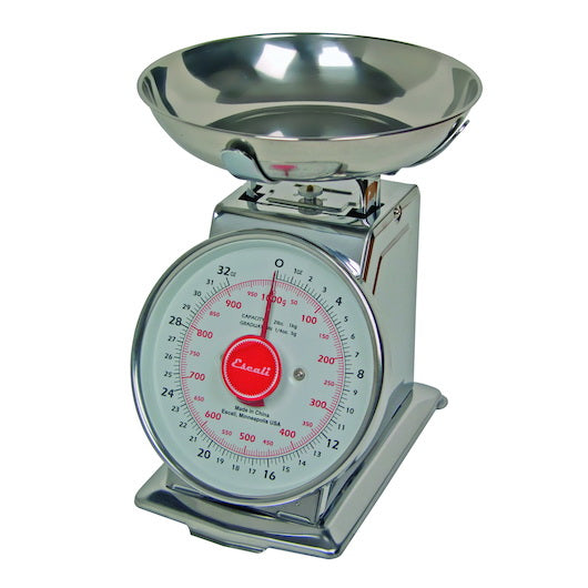 San Jamar Mechanical Dial Scale with Bowl 2 Pound