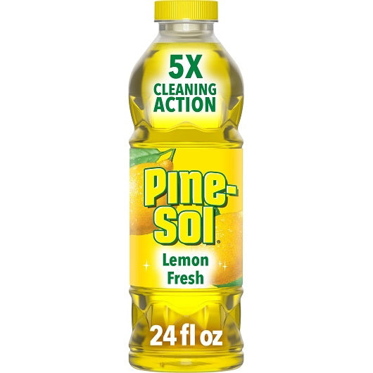 Clorox Prof. Prod. Cleaning Pine Sol Lemon Citric Acid Formula Cleaner 12 - 24 Fo - 24 Fluid Ounce - 12 Per Case