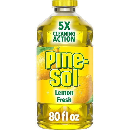 Clorox Prof. Prod. Cleaning Pine Sol Lemon Citric Acid Formula Cleaner 6 - 80 Fo - 80 Fluid Ounce - 6 Per Case