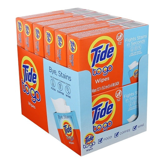 Nehemiah Tide Stain Remover Wipes 12 - 10 Cnt - 10 Count - 12 Per Case