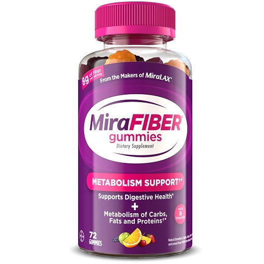 Bayer Mirafiber Gummy 72 Count 2 Dozen