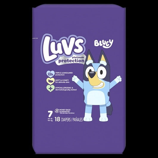 P&g Retail- Health & Beauty Luvs Platinum Protection Diapers Base Version 2 X/duo 7/Giant Plus 4 - 18 Cnt - 18 Count - 4 Per Case