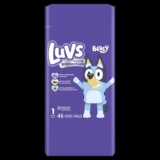 P&g Retail- Health & Beauty Luvs Platinum Protection Diapers Base Version 2 X/duo 1/Small 2 - 46 Cnt - 46 Count - 2 Per Case