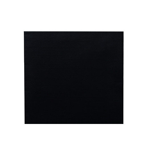 Paterson Paper Paterson Black Plain Beverage Napkin 2 Ply 1000 - 1 Each - 1000 Per Case