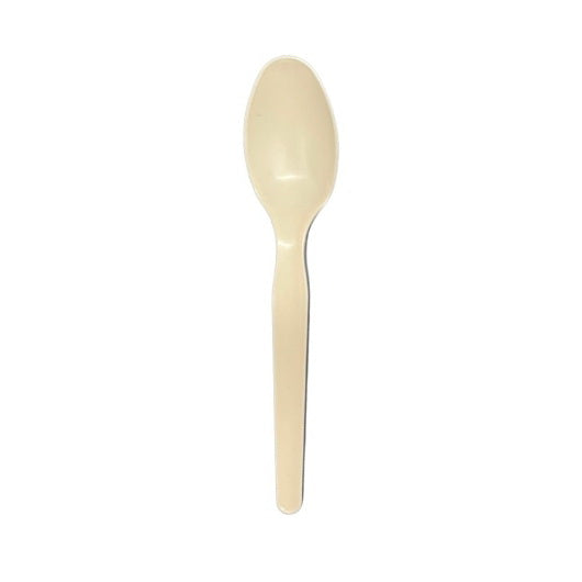 Strawfish 6" Spoon Unwrapped Natural Biodegradable 1 - 1000 Cnt - 1000 Count - 1 Per Case