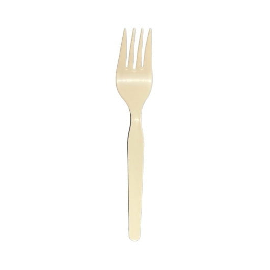 Strawfish 6" Fork Unwrapped Natural Biodegradable 1 - 1000 Cnt - 1000 Count - 1 Per Case