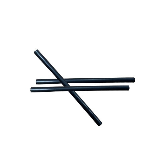 Strawfish 5.75" Giant Cocktail Straw Unwrapped Black Biodegradable 10 - 500 Cnt - 500 Count - 10 Per Case