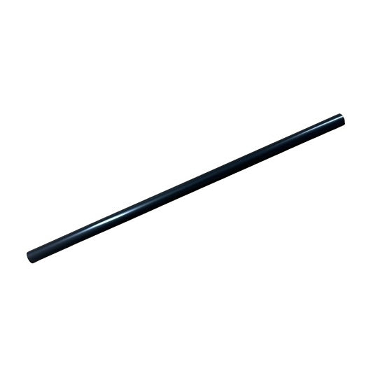 Strawfish 8.5" Giant Smoothie Straw Unwrapped Black Biodegradable 10 - 500 Cnt - 500 Count - 10 Per Case