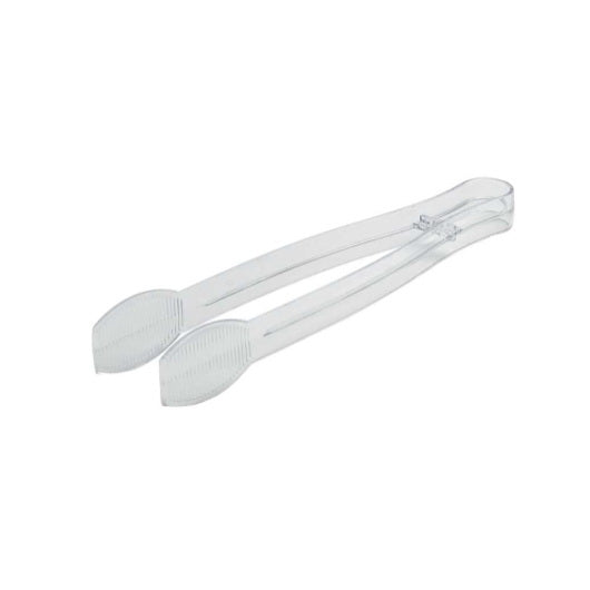 Emi Yoshi Inc. Fineline Settings Clear Polystyrene Serving Tongs 9" 1 - 48 - 48 Cnt - 48 Count - 48 Per Case