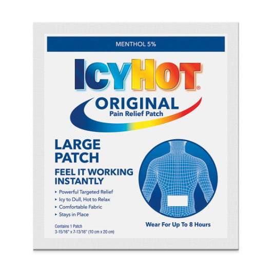 Chattem Inc Icy Hot Medicated Patch Large Areas 8 - 12 - 1 Each - 96 Per Case