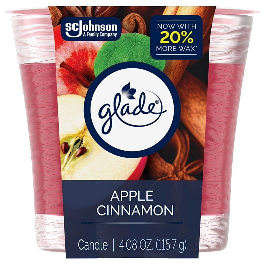 S.c. Johnson Consumer Glade Apple Cinnamon Candle 6 - 4.08 Ounce