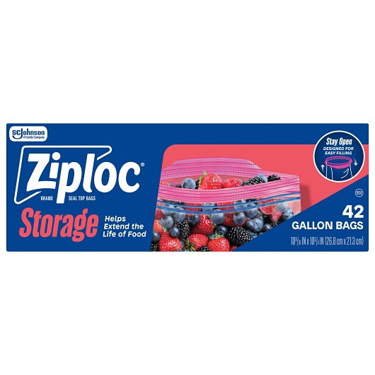 S.c. Johnson Consumer Ziploc Suso Storage Gal Bag 42 Count 9 - 42 Cnt