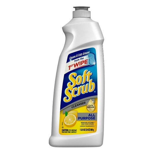 Dial Corporation Soft Scrub 8/24 Ounce Clnsr All Purps Lemon